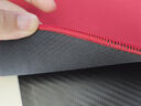 CAPERE(铠雷) 乱纹提花游戏鼠标垫顺滑精准竞技粗面操控垫 乱纹提花游戏垫【胭脂红】490x420x4mm 实拍图