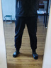 特步运动裤男长裤秋季跑步健身裤透气宽松束脚裤男针织卫裤休闲裤子男 黑色-针织（店长优选） 4XL /195 实拍图