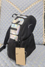 耐克（NIKE）儿童双肩包 玲珑小巧旅行包书包休闲包DR6091-017 黑蓝钩 实拍图