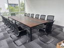 YOE.FTY会议桌长方形大型会议长桌培训桌长条办公桌工作台小型会议室桌椅 6.0*1.4米会议桌 实拍图