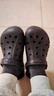 CROCS卡骆驰洞洞鞋贝雅男鞋女鞋轻便耐磨一脚蹬拖鞋休闲鞋|10126 黑色-001 43 (270mm) 实拍图