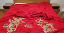 博洋家纺结婚四件套纯棉新婚红色100支长绒棉刺绣龙凤婚庆套件1.8米 实拍图