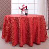 领格酒店桌布饭店餐厅台布家用宴会婚庆宴会圆形加厚布艺欧式圆桌桌布 双钩花酒红色 圆形2.0米 实拍图