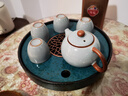 汝窑功夫茶具套装高档泡茶天青色茶壶茶杯家用办公室泡茶 5头1壶四杯 实拍图