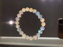 侗秘收藏级天然马岛彩虹光蓝月光石手串奶油体手链女生日礼物送女友 9mm彩虹光月亮石收藏级 实拍图