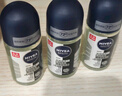妮维雅（NIVEA）抑汗香体腋下止汗露男士黑白出众爽身走珠液50ml*3 实拍图