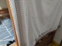 范爷家法式门帘纱帘透光不透人免打孔厨房遮阳窗帘卧室窗户遮挡隔断短帘 实拍图