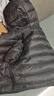 鸭鸭（YAYA）儿童轻薄羽绒服短款小童中大童连帽男女童2023秋冬洋气童装外套 黑色 120 实拍图