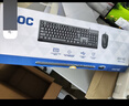 AOC KM402无线键盘鼠标套装 键鼠套装 防溅洒设计 商务办公家用键盘 笔记本台式电脑通用 白色  实拍图