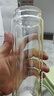 富光拾喜双层玻璃水杯便携家用茶杯男女士商务办公带过滤杯子320ml 本色 实拍图