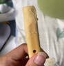 英氏（Engnice）婴幼儿波浪形磨牙棒原味 婴儿宝宝零食出牙磨牙饼干 带绳防掉80g 实拍图