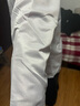 卡度顿白衬衫男长袖春秋新款男士商务休闲纯色免烫修身职业正装工装衬衣 白色 L 实拍图