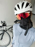 梦多福骑行面罩防风面罩男士口罩冬季保暖防寒面罩半脸多功能护耳颈脖套 暗夜黑-爆款推荐 1个 均码 实拍图