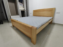 森林日记100%全榉木床全实木床双人床简约1.8米高铺硬板床婚床全原木床 单床 【特价】1.8*2米+松木床板和龙骨+2.7cm榉木床边 实拍图