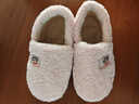 PaulFrank大嘴猴包跟棉拖鞋女秋冬家居厚底毛绒保暖月子鞋6662粉250 实拍图