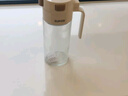 苏泊尔（SUPOR）玻璃油壶不挂油 酱油瓶防漏嘴油罐壶醋瓶醋壶调料瓶自动翻盖500ml 实拍图