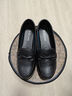 宜驰（EGCHI）女鞋子单中老年妈妈鞋子女士皮鞋乐福鞋 H7523 黑色 39 实拍图