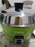 大同（Tatung） 台湾大同tatung电锅 无涂层不锈钢蒸汽家用电饭煲家用2到3人2.4升TAC-06CM 芭乐绿 2.4L 实拍图