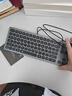 B.FRIENDit 超薄双系统静音键盘 适配WIN/Mac系统 铝合金面板巧克力键盘有线外接台式电脑笔记本办公电脑键盘 太空灰【Win/Mac双系统切换】【发光可关闭】 实拍图