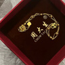 周大生黄金手链女足金光珠双层金手链手饰生日礼物送女友4.25g 实拍图