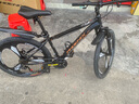 凤凰上海凤凰山地车自行车男士女式学生成人变速宽胎越野公路赛单车 【钢架/全套竞速轴承】三刀消黑 26寸24速【建议身高158-188cm】 实拍图