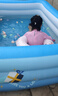 Bestway儿童史迪仔游泳池宝宝小孩室内外家用电动玩具洗澡戏水池遮阳棚 实拍图