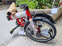 大行（DAHON）折叠自行车20英寸铝合金轻便6速通勤单车冠特 KBA061红色 实拍图