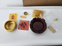 明恩聚宝盆黄铜风水摆件八方来财大号铜盆招聚财铜缸纯开业办公室客厅 【精致款】约6.5cm聚宝盆（赠元宝金条） 实拍图