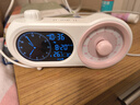 康巴丝学生闹钟双屏可视化计时器儿童时间管理器倒计时多功能时钟 S2368B2 粉白色（VA屏+语音+充电版） 实拍图