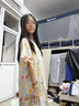 棉绸睡裙女夏薄款2025新款睡衣韩版甜美少女网红家居外穿裙子QM 白底彩花2301 均码 (90-140斤内穿) 实拍图