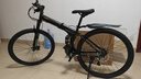 凤凰（Phoenix） 凤凰自行车可折叠山地车路虎男士成年人变速女式越野公路单车 条轮消黑/折叠双避震/全竞速轴承 27.5寸27速【参考：168-198cm】 实拍图