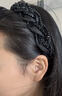 东义严选黑色麻花辫网纱发箍水钻气质发卡时尚百搭轻奢头箍女洗脸发饰头饰 实拍图