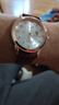 手表男士全自动机芯石英表皮带商务男士腕表 棕色款 实拍图