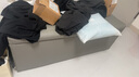 丘林瑟服装店长方形收纳沙发凳储物试衣间休息凳子鞋店换鞋凳床尾长条凳 浅灰色【皮革】 110cm 长*宽40cm*高40cm(储物) 实拍图