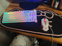 惠普（HP）旋钮有线机械键盘87键电竞游戏全键热插拔办公家用 耐磨金属面板 混彩背光青轴 84键87配列TKL 实拍图