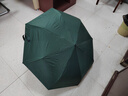 【已售100万】手动UV折叠黑胶防晒防紫外线遮阳晴雨两用伞 【自动款8骨】森林绿UV 实拍图
