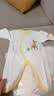婧麒（JOYNCLEON）新生婴儿衣服春秋宝宝纯棉连体衣无骨夏季居家内衣蝴蝶哈衣两件装 萌萌小鹿（两件装） 59cm 实拍图