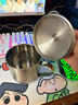 美厨（maxcook）304不锈钢水杯 泡茶杯口杯儿童学生马克杯 480ml带盖手柄 MCB068 实拍图