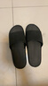 夏季凉托小清新居家居室内2024新款家用浴室防滑情侣eva拖鞋 黑色 44-45 实拍图