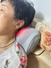 奥克斯（AUX）颈椎按摩器按摩枕头颈部肩颈按摩器腰部全身自动热敷揉捏按摩仪生日礼物女生中秋节礼物送父母长辈 充电款灰【升级充电便携+正反揉捏+4键+红光热敷】 送父母老人爸妈长辈生日礼物实用 实拍图