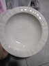 【川岛屋同款】奶油风草帽盘子陶瓷家用西餐盘沙拉早餐盘意面盘 草帽盘 奶油白【2个装】 实拍图