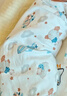 爱贝迪拉（AIBEDILA） 新生婴儿包单产房纯棉襁褓裹巾包被抱被春夏单层纯棉睡袋85cm 实拍图
