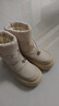 骆驼（CAMEL）雪地靴女简约厚底束带秋冬中筒保暖靴 L23W577074 米色 40 实拍图