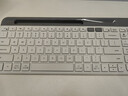罗技（Logitech）时尚系列 K580 键盘 蓝牙键盘 办公键盘 无线键盘 便携超薄键盘 笔记本键盘 平板键盘 芍药白 实拍图