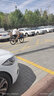 铠美尔自行车成人男女山地车 儿童中学生双碟刹变速非公路车单车 【减震款】白蓝色 26寸24速顶配【适合160-185CM】 实拍图