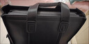 COWLEY KELLER商务公文包男士手提包头层牛皮大容量电脑包时尚通勤单肩包斜挎包 黑色【有侧袋】 大号15.6寸 40*13*29cm 实拍图