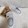 兰迪梵棉拖鞋男2025冬季新款室内居家保暖毛拖鞋女防滑加厚毛绒情侣拖鞋 灰色 42-43 【适合41-42的脚穿】 实拍图