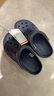 卡骆驰（CROCS）洞洞鞋贝雅男鞋女鞋轻便耐磨一脚蹬拖鞋休闲鞋|10126 深蓝-410 39 (240mm) 实拍图