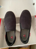 足力健老人鞋一脚蹬散步鞋艾草健康爸爸鞋休闲鞋冬季男鞋 1716Z黑色41 实拍图