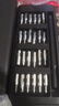 手工工具套装实验DIY多功能精密32合一24合一皮包款12合一螺丝刀起子手机电脑笔记本维修 工具盒25合一（塑料杆）颜色随机 实拍图